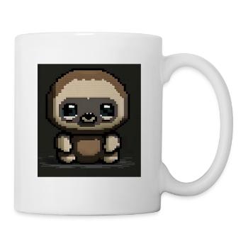 Pixel Art Chibi Sloth - Mug - white - Right