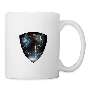 Papa Vathor Va Thor Vatertag Vatertagsgeschenk - Tasse - Weiß - Rechts