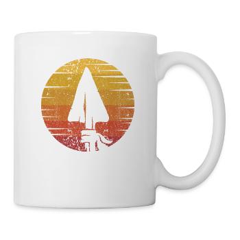 Retro Arrowhead Collecting Hunting Tips - Mug - white - Right