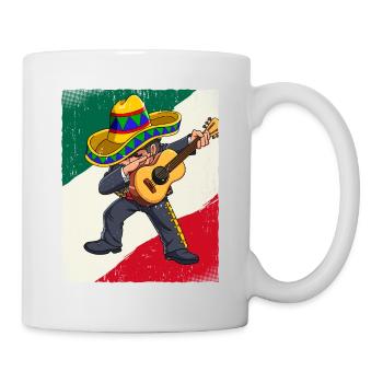Dabbing Mexican Mariachi Cinco De Mayo - Tasse - Weiß - Rechts