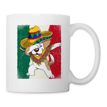 Dabbing Mexican Hund Cinco De Mayo - Tasse - Weiß - Rechts