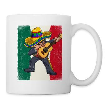 Dabbing Mexican Mariachi Cinco De Mayo - Tasse - Weiß - Rechts