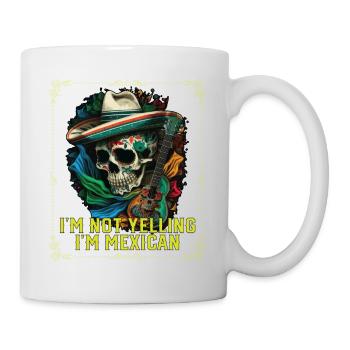 Je ne crie pas que je suis Mexican Life Mexico Pride - Mug blanc - blanc - Droite