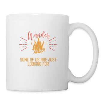 Not everyone who hikes is lost funnier - Mug - white - Right