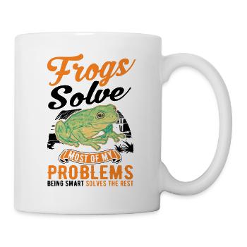 Grenouille cadeau Rainette - Mug blanc - blanc - Droite