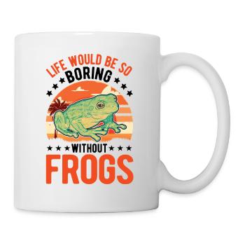 Grenouille cadeau Rainette - Mug blanc - blanc - Droite