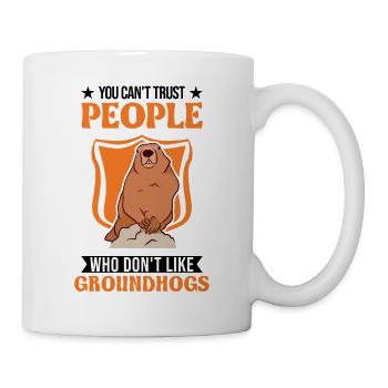 Marmot Groundhog Day Woodhog Groundhog - Mug - white - Right