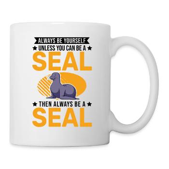 Cadeau de phoque Lion de mer Phoque Lion de mer - Mug blanc - blanc - Droite