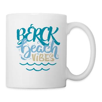 Berck beach vibes Retro vintage Berck plage 62 - Mug blanc - blanc - Droite