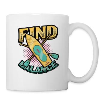 Balance Finden - Tasse - Weiß - Rechts
