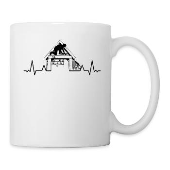Charpentier-Charpentier Artisan-Charpentier - Mug blanc - blanc - Droite