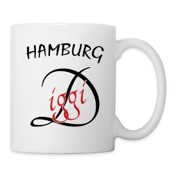 Hamburg Hafenstadt Perle - Tasse - Weiß - Rechts
