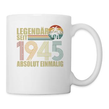 Original-Jahrgang im Jahr 1945 - Tasse - Weiß - Rechts