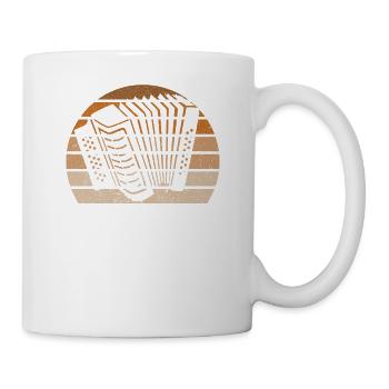 Akkordeon Steirische Harmonika Akkordeonspieler - Tasse - Weiß - Rechts