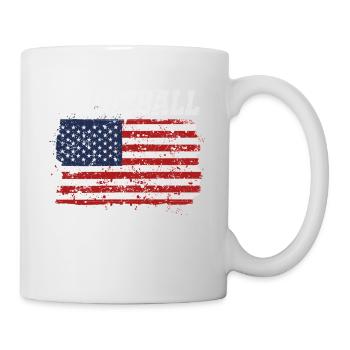 Paintball Patriotisch Amerikanisch - Tasse - Weiß - Rechts