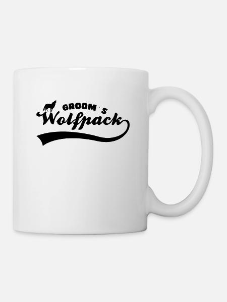 Bräutigam`s Wolfsrudel - Tasse - Weiß