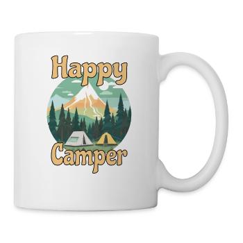Fun camper and hiker lover - Mug - white - Right