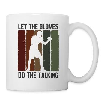 Boxsport Boxing - Tasse - Weiß - Rechts