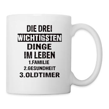 Oldtimer - Tasse - Weiß - Rechts