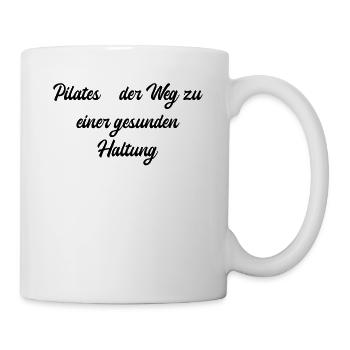 Pilates - Pilates - der Weg zu einer gesunden - Tasse - Weiß - Rechts