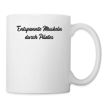 Pilates - Entspannte Muskeln durch Pilates - Tasse - Weiß - Rechts
