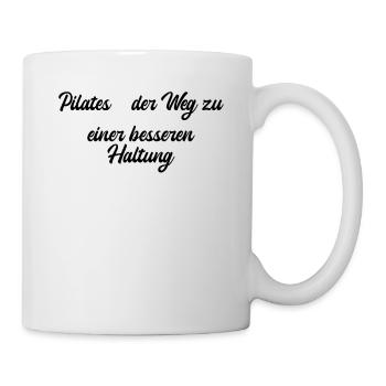 Pilates - Pilates - der Weg zu einer besseren - Tasse - Weiß - Rechts