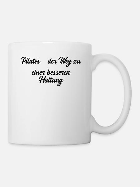 Pilates - Pilates - der Weg zu einer besseren - Tasse - Weiß