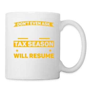 Tax Season Cpa Accountant Gift Tax Day - Mug - white - Right