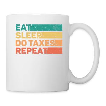 Tax Season Cpa Accountant Gift Tax Day - Mug - white - Right