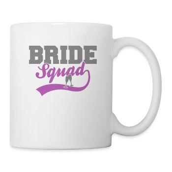 Escouade de la mariée - Mug blanc - blanc - Droite