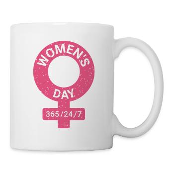 Women's Day Feminist - Mug - white - Right