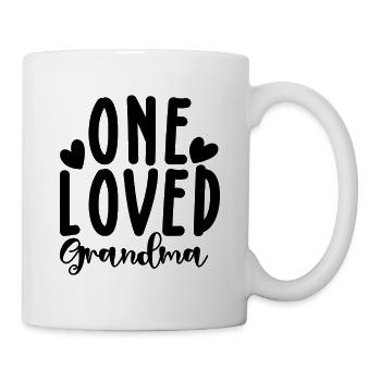 One Loved Grandma - Tasse - Weiß - Rechts