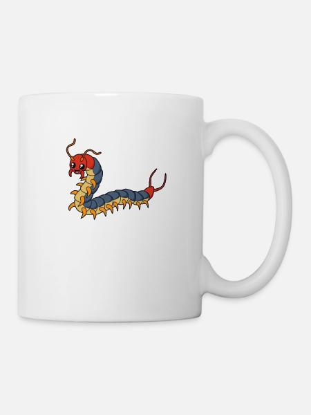 Kawaii Tausendfüßer - Tasse - Weiß