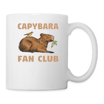 Wasserschwein Capybara Fan Club Cappybara Fans - Mug - white - Right