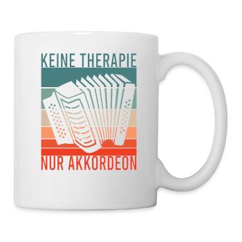 Akkordeon Steirische Harmonika Akkordeonspieler - Tasse - Weiß - Rechts