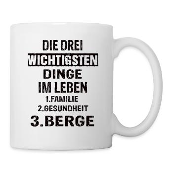 Berge - Tasse - Weiß - Rechts