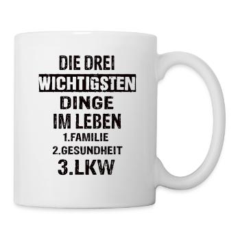 Lkw - Tasse - Weiß - Rechts