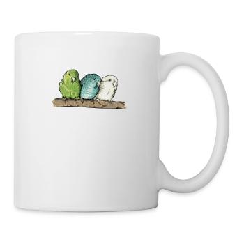 Katharinasittich I Sittich ZiervogelMotiv für - Tasse - Weiß - Rechts