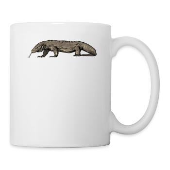 Komodo dragon I Komodo dragon motif for reptiles - Mug - white - Right