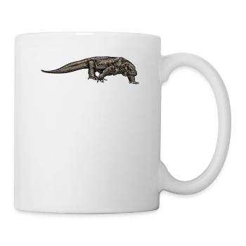 Komodo dragon I Komodo dragon motif for reptiles - Mug - white - Right