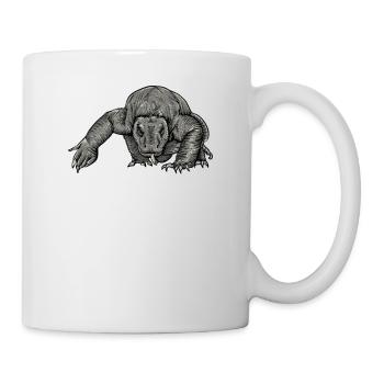 Komodo dragon I Komodo dragon motif for reptiles - Mug - white - Right