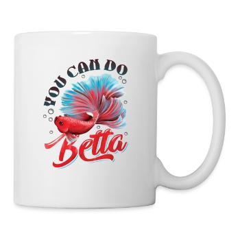 Haltung Von Betta-fischen - Tasse - Weiß - Rechts