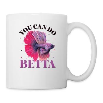 Haltung Von Betta-fischen - Tasse - Weiß - Rechts
