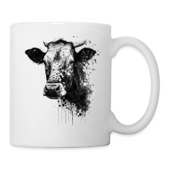 Cow Gift Idea Woman Art Animals Farm - Mug blanc - blanc - Droite