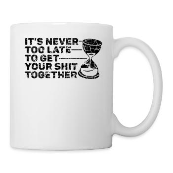 Positive Inspiration Männer Frauen Lustige Motivation - Tasse - Weiß - Rechts
