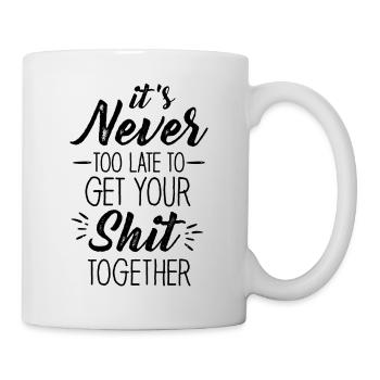 Positive Inspiration Men Women Funny Motivation - Mug - white - Right