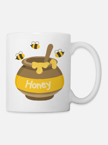 Honey - Tasse - Weiß