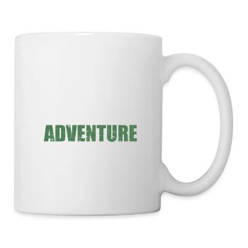 Und so beginnt das Abenteuer Camping Road Trip - Tasse - Weiß - Rechts