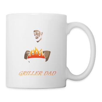 Master Griller Dad Grill Pan Decor Foodie - Mug - white - Right