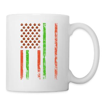 American Flag Holiday Spooktacular Pumpkin - Mug - white - Right
